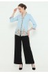 Lyne Halim Blouse Kebaya Bordir, Light Blue 3336